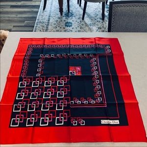 Christian Dior silk scarf